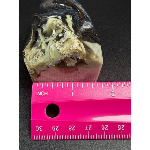 Natural Volcano Agate Flame Polished Healing Crystal Stone 328g 4" UVs - Picture 13 of 15